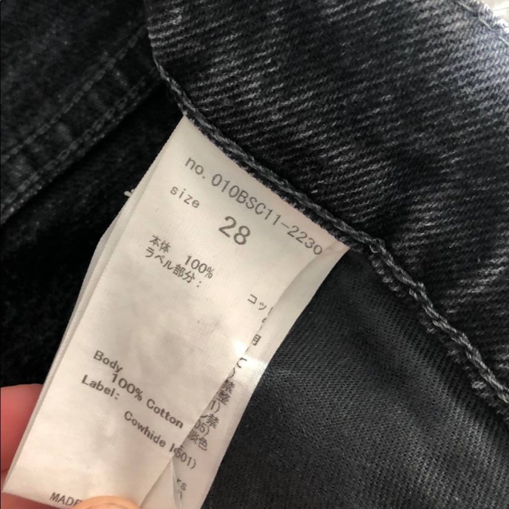MOUSSY VINTAGE DENIM Stuart Boy Skinny size 28 - Picture 7 of 8